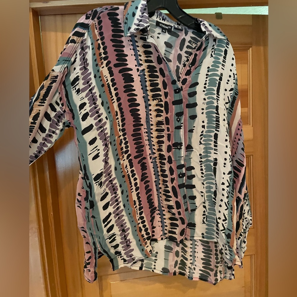 Vintage Tolani women’s blouse size XS